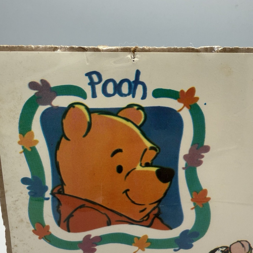 Vintage Walt Disney 90's Poster Print Winnie the Pooh Tiger Eeyore Piglet - Picture 2 of 14
